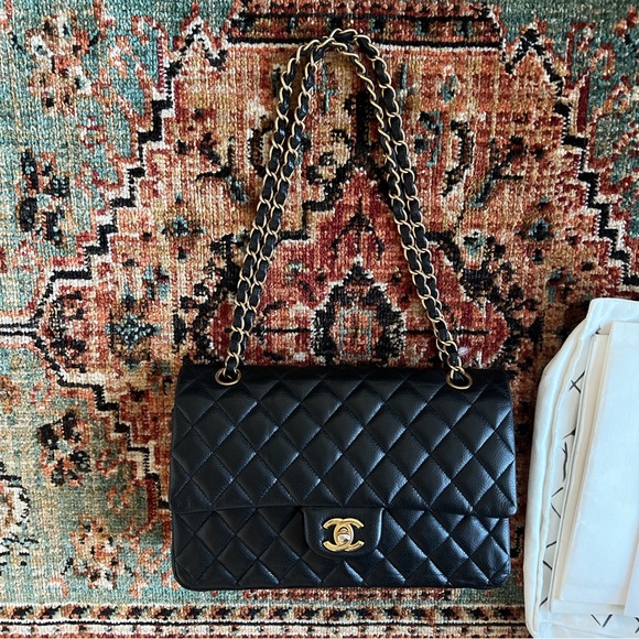 **Chanel Classic Medium Caviar Double Flap Bag - Picture 5 of 13